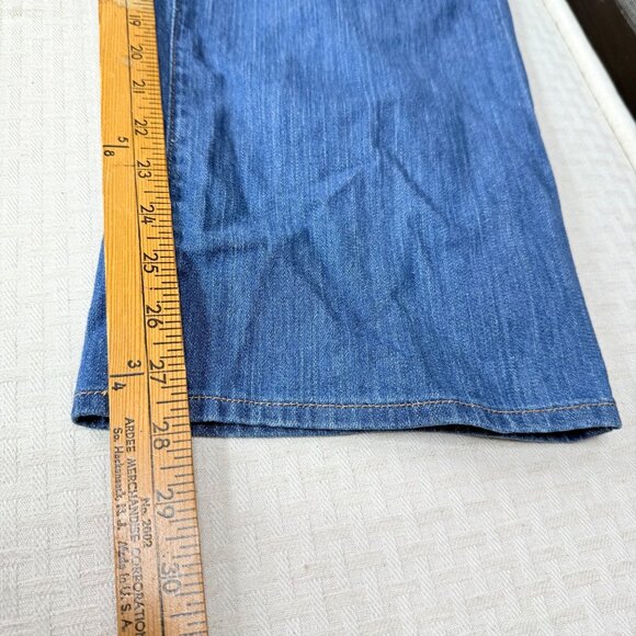 L.L. Bean Womens Size 20 P Blue Favorite Fit Denim Jeans Straight Leg - Picture 7 of 8